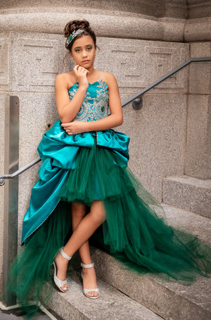 Custom Gown "Emerald Queen"