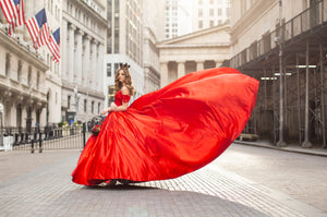 Custom Gown "Red Cardinal"