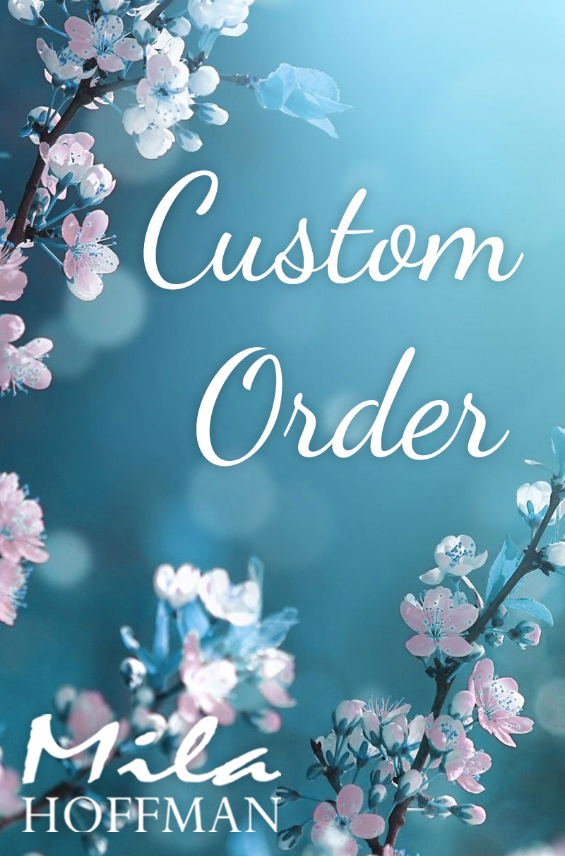 Custom Order First Payment for Be Discovered.