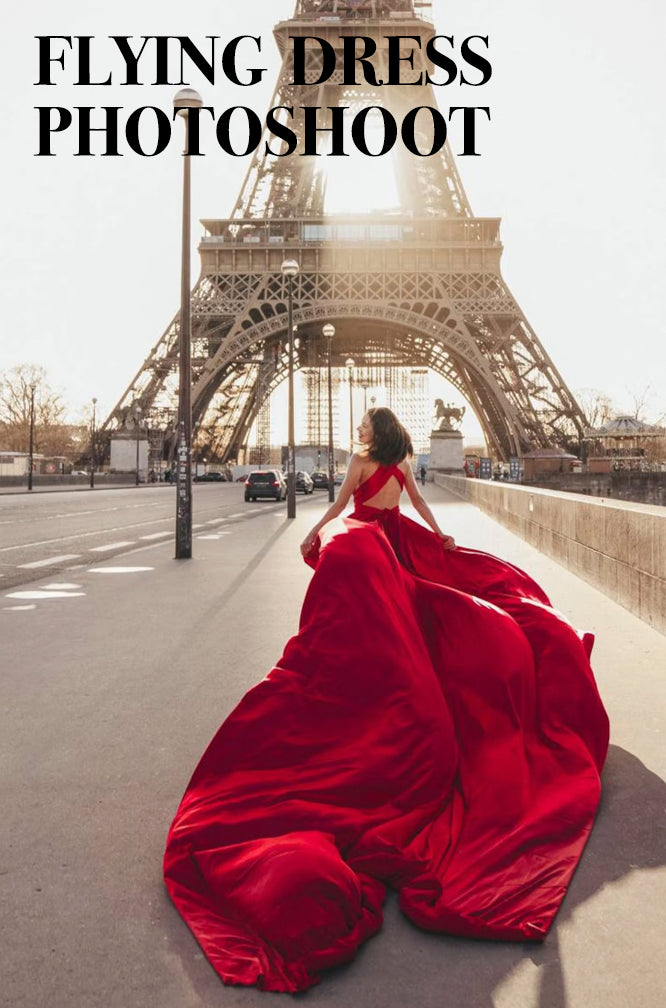 Flying Dress Paris Editorial Photoshoot Fee