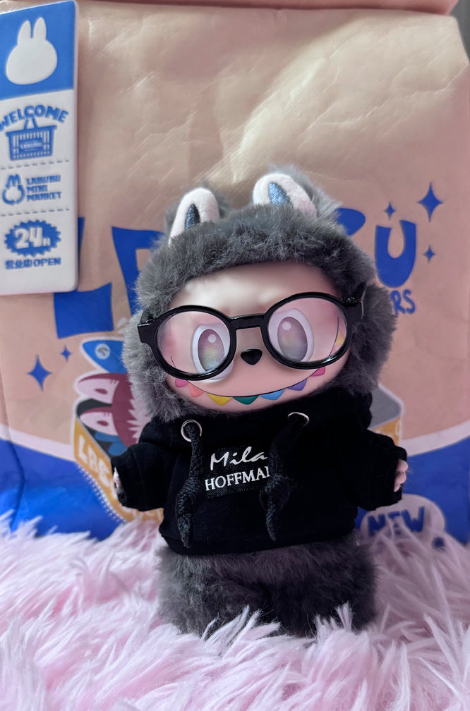 Mila Hoffman Hoodie and Glasses