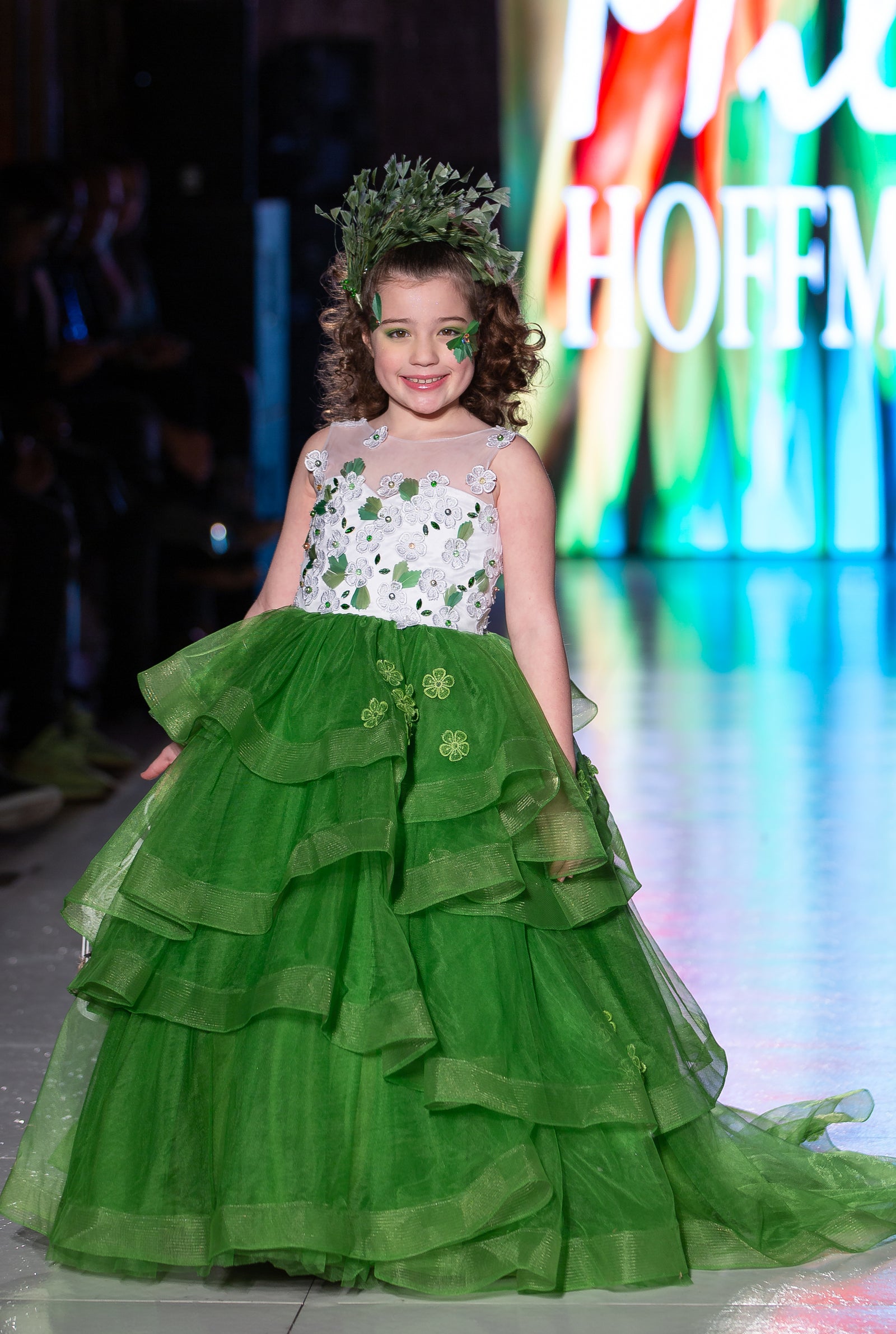 Custom Gown "Green Turaco"