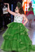 Custom Gown "Green Turaco"