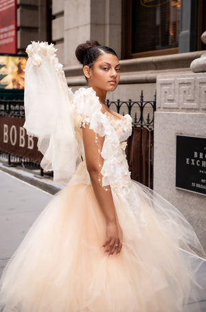 Custom Gown "Vintage Fairy" - Mila Hoffman Couture Custom Gown "Vintage Fairy" - Mila Hoffman Couture