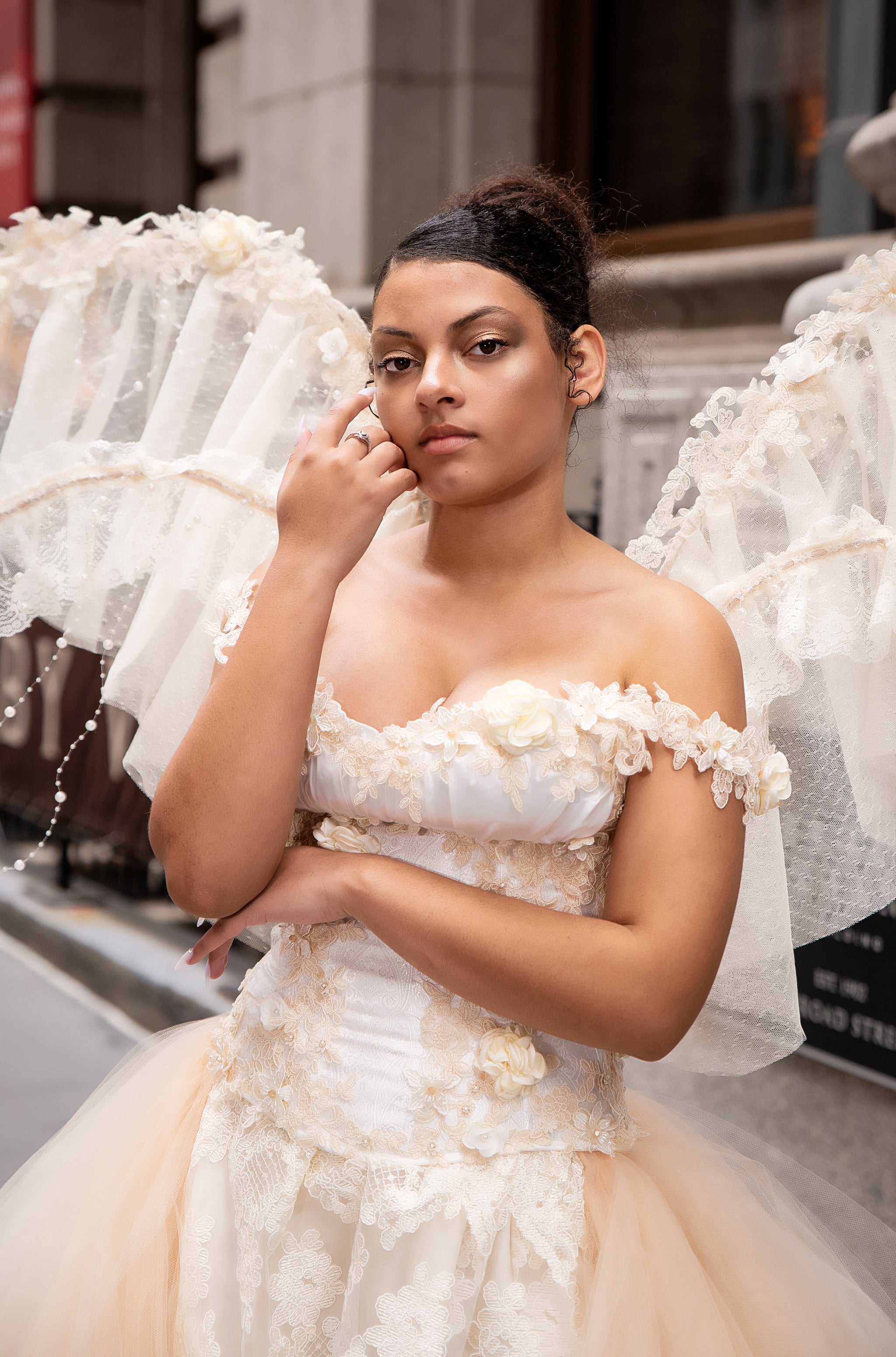 Custom Gown "Vintage Fairy" - Mila Hoffman Couture Custom Gown "Vintage Fairy" - Mila Hoffman Couture