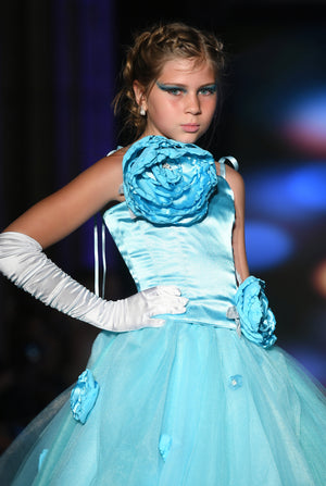 Custom Gown "Blue Fairy"