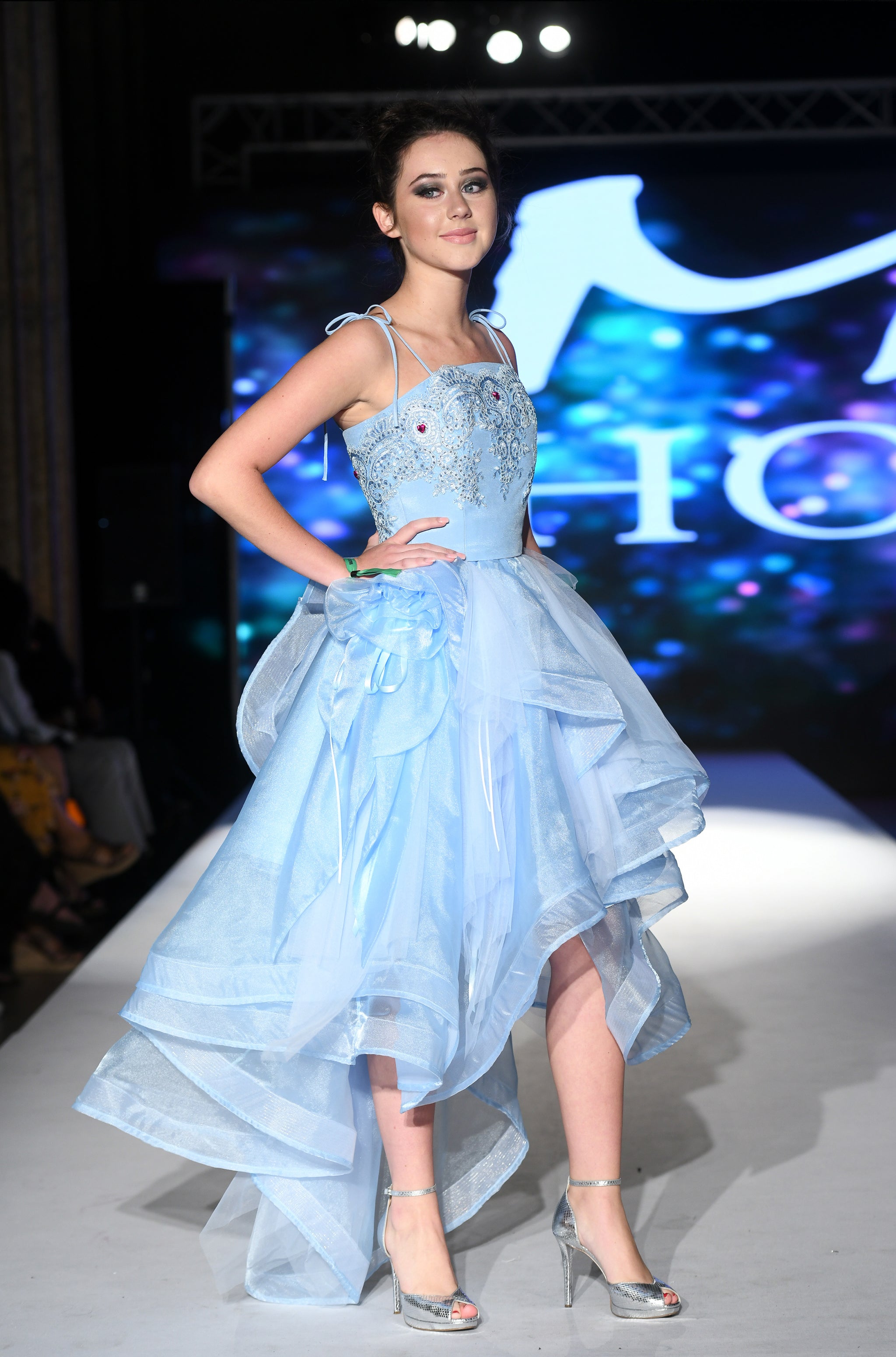 Custom Gown "Baby Blue" - Mila Hoffman Couture Custom Gown "Baby Blue" - Mila Hoffman Couture