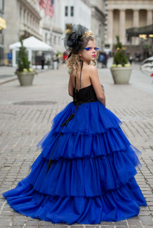Custom Gown "Blue Martin"