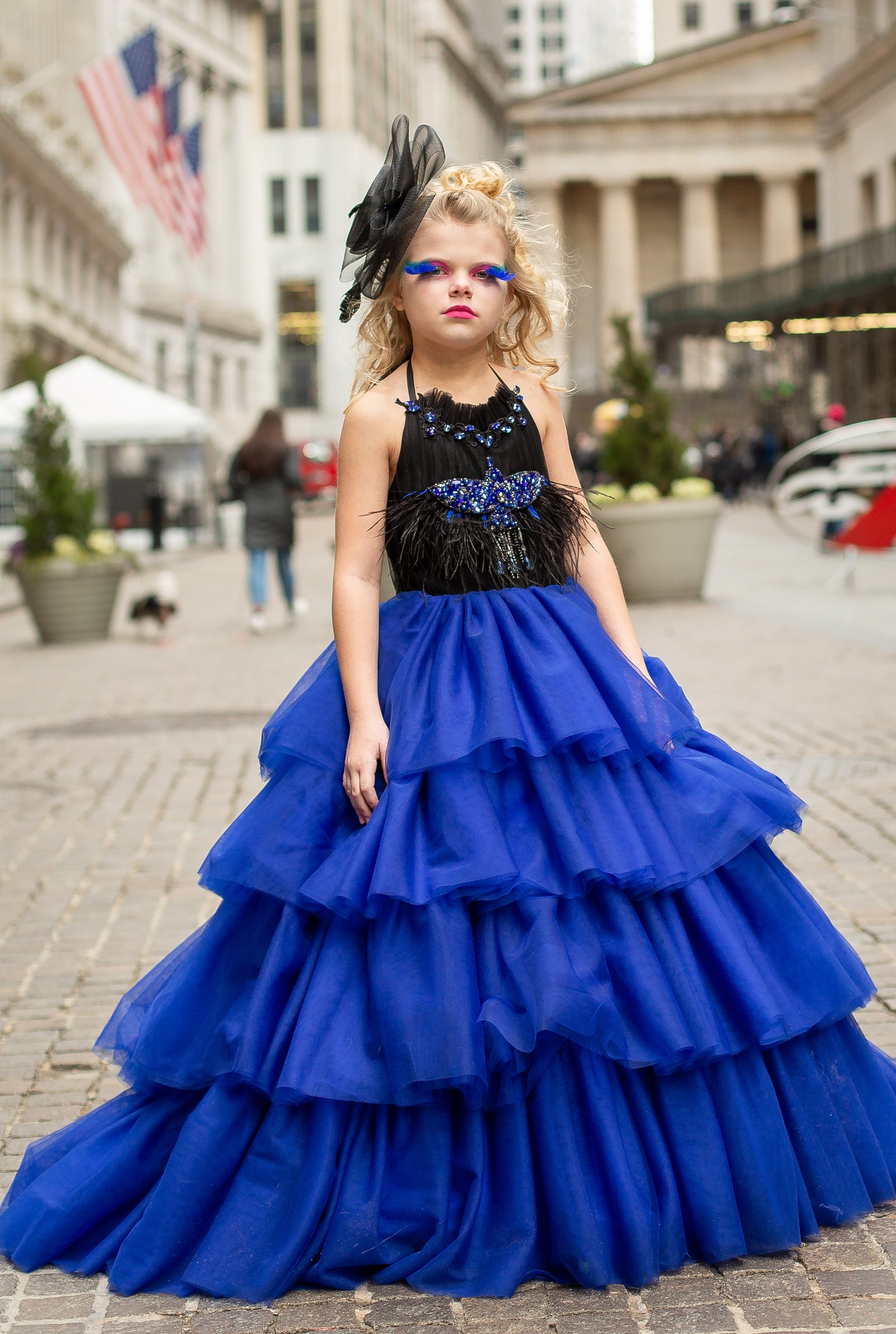 Custom Gown "Blue Martin"