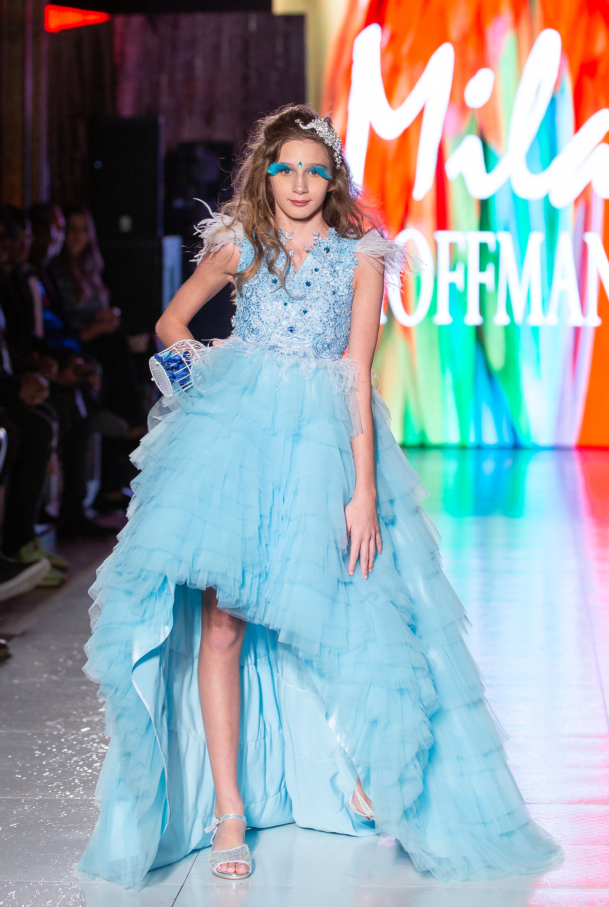 Custom Gown "Blue bird" - Mila Hoffman Couture Custom Gown "Blue bird" - Mila Hoffman Couture