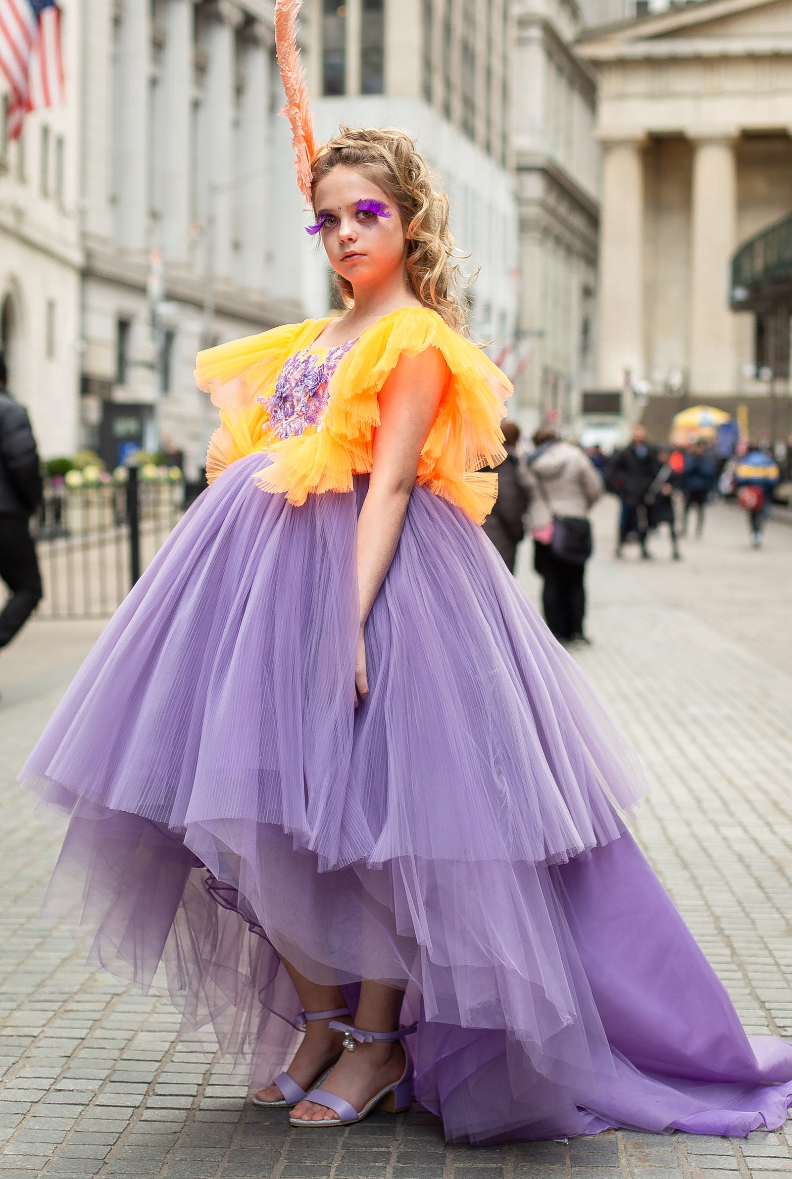 Custom Gown "Crowned Crane"