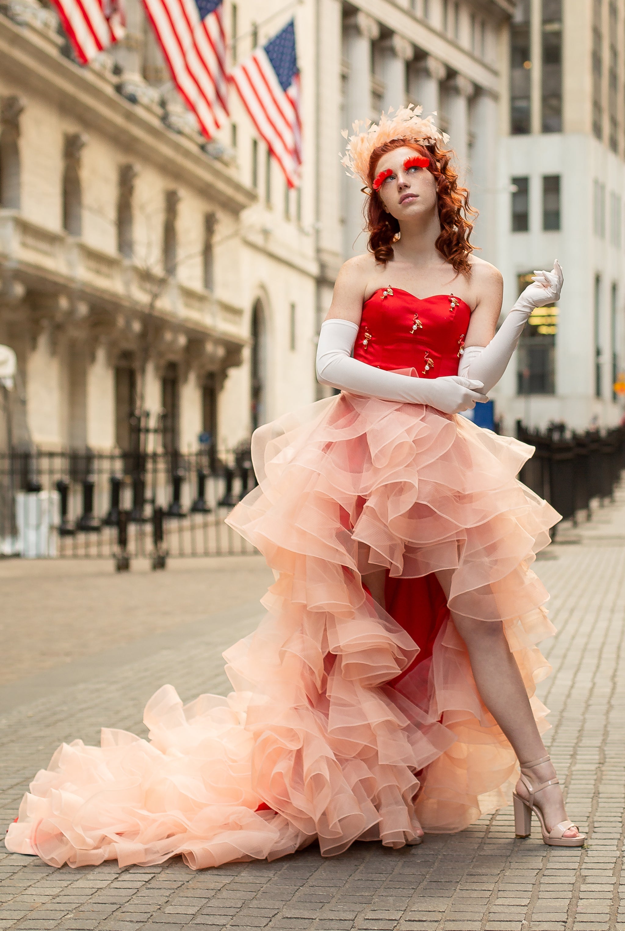 Custom Gown "Flamingo" - Mila Hoffman Couture Custom Gown "Flamingo" - Mila Hoffman Couture