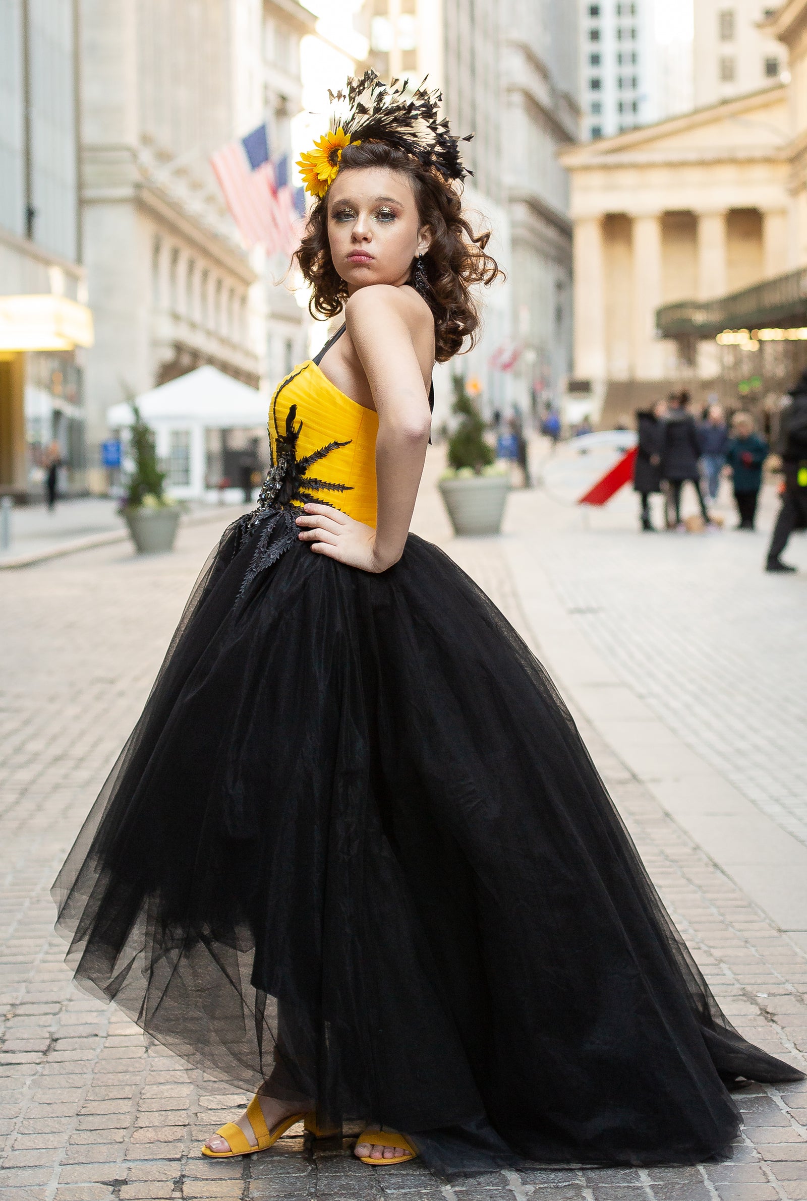 Custom Gown "Goldfinch"