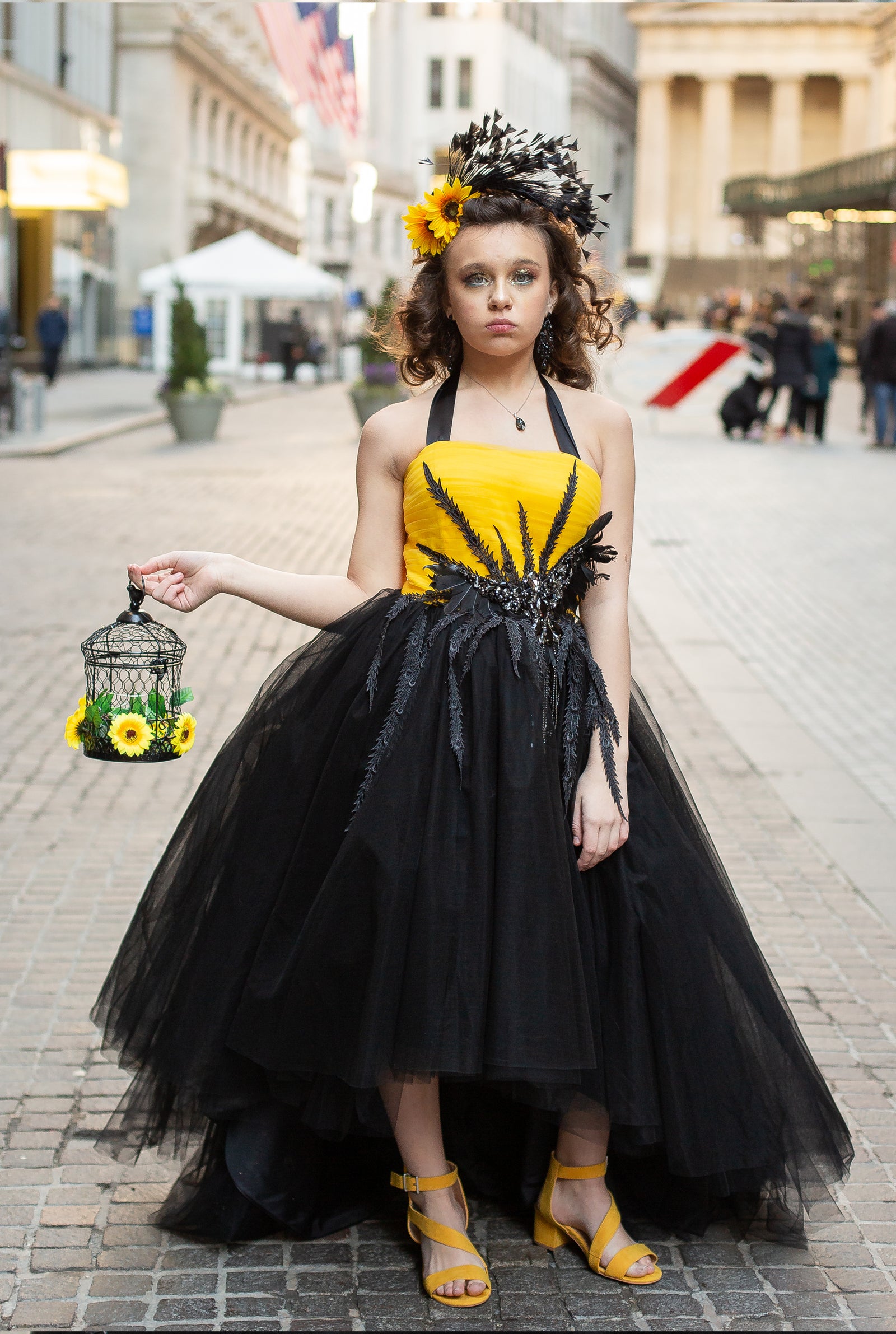 Custom Gown "Goldfinch"