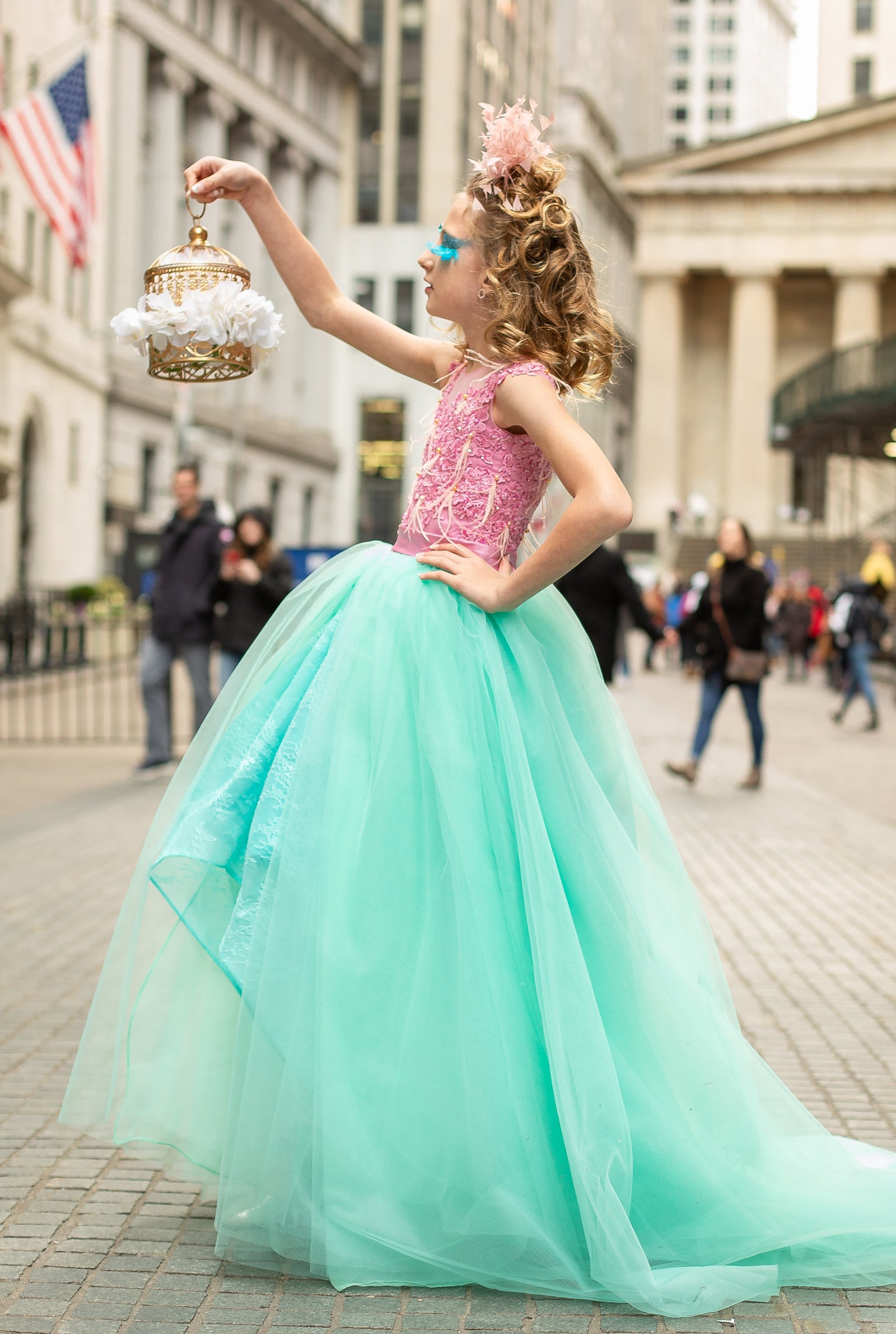 Custom Gown "Pale Lilac Roller"