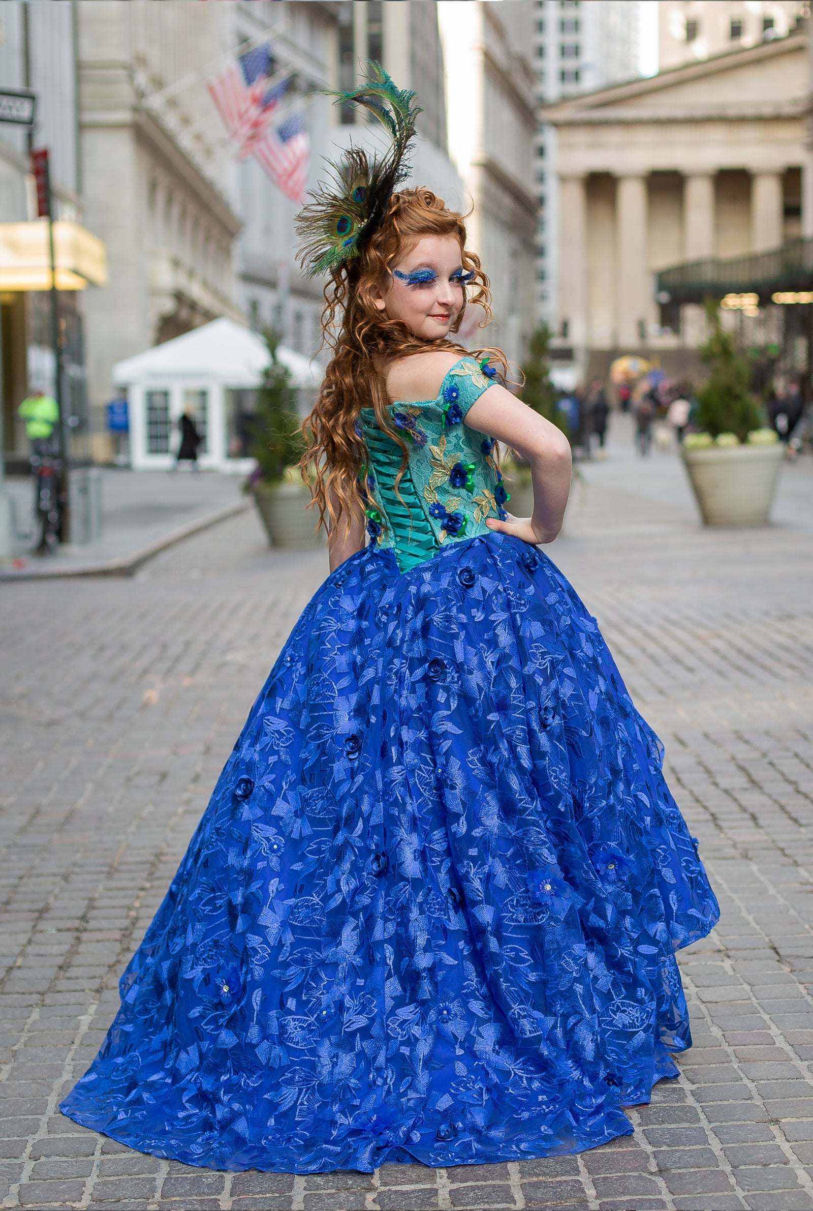 Custom Gown "Peacock"