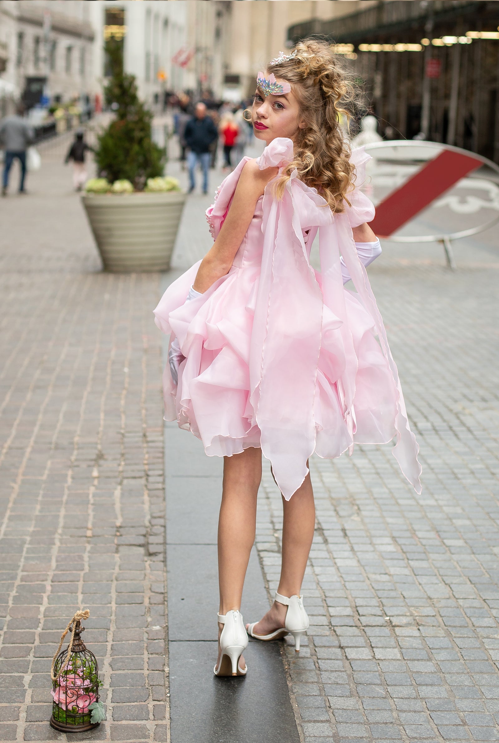 Custom Gown "Pink Cockatoo"