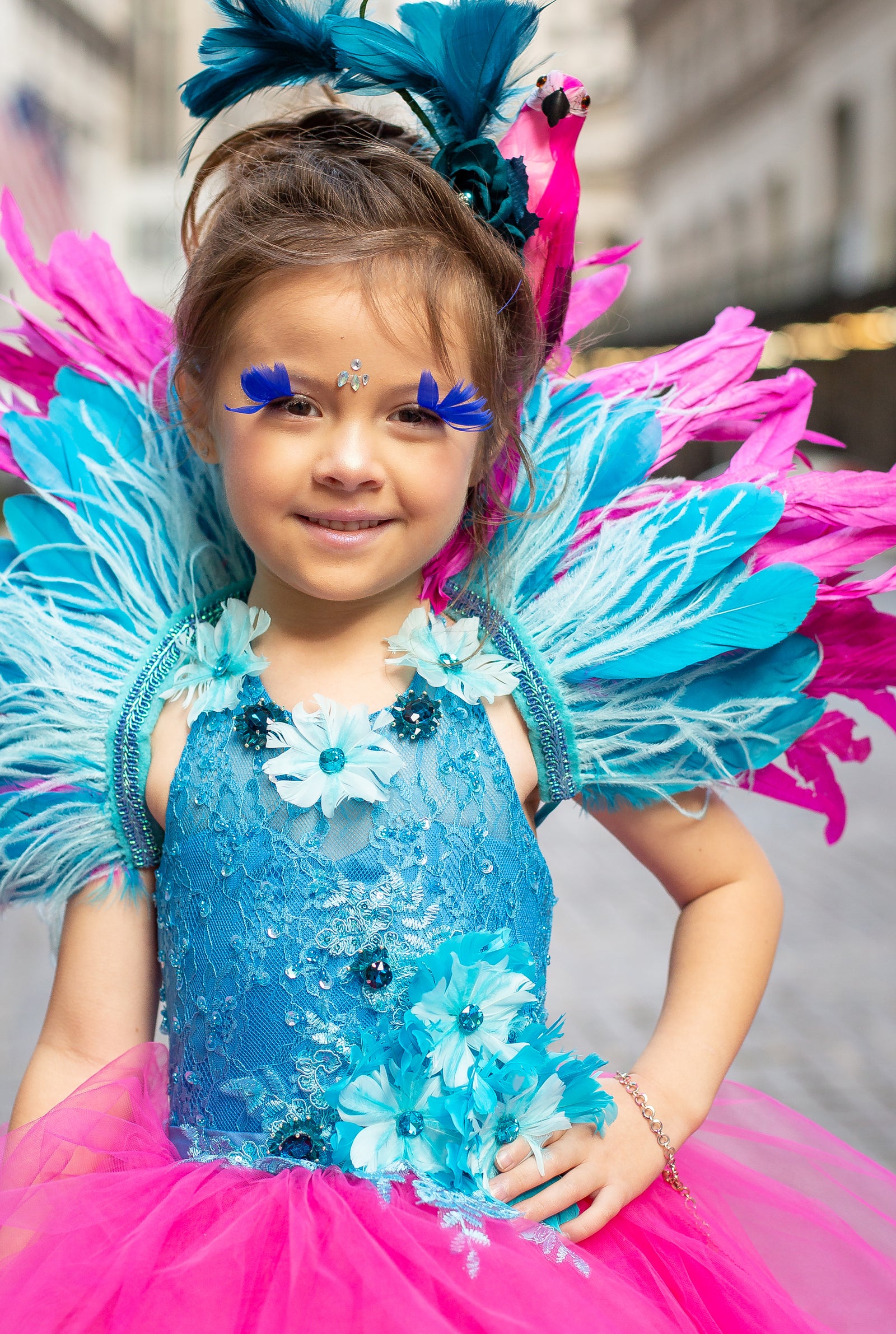 Custom Gown "Pink Tail Phoenix"