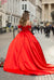 Custom Gown "Red Cardinal"