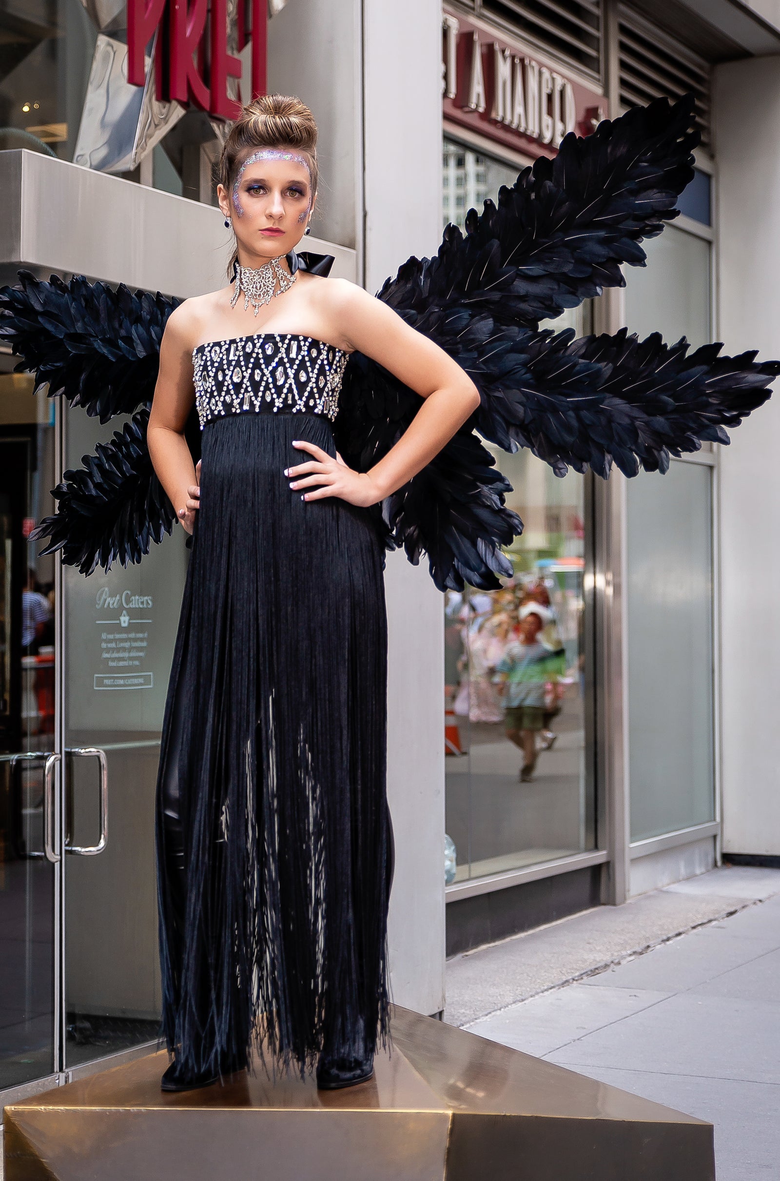 Custom Gown "The Crow"