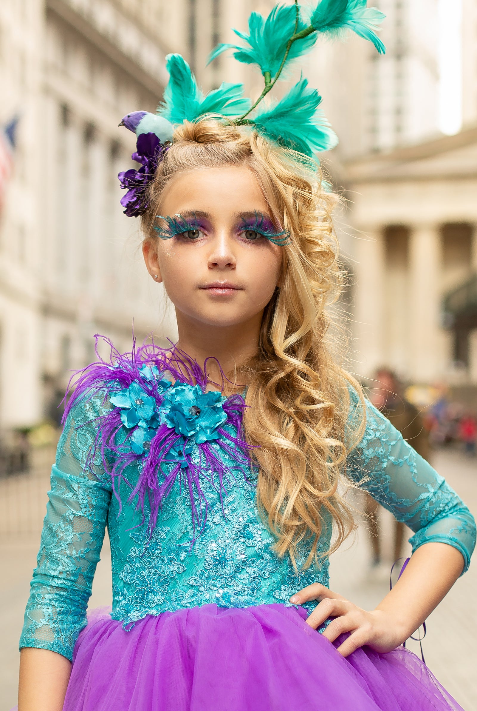 Custom Gown "Violet Crowned WoodNymph"