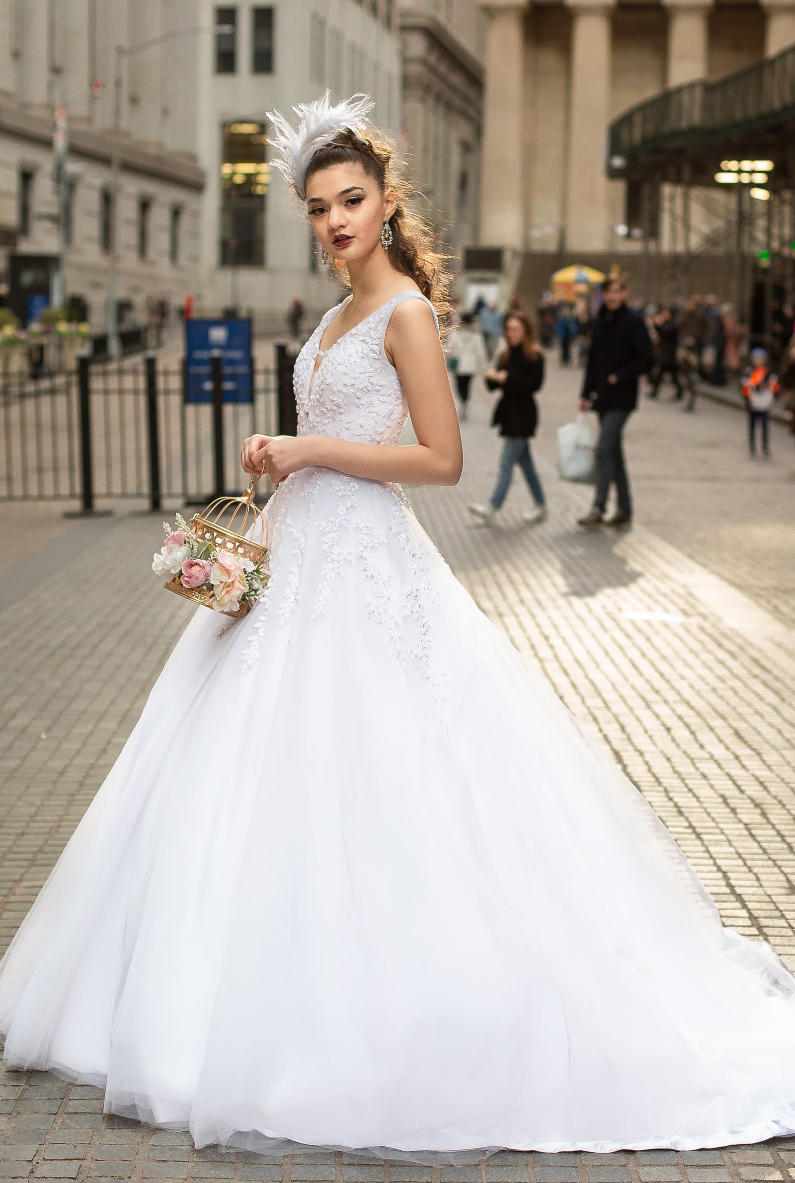 Custom Gown "White Swan"