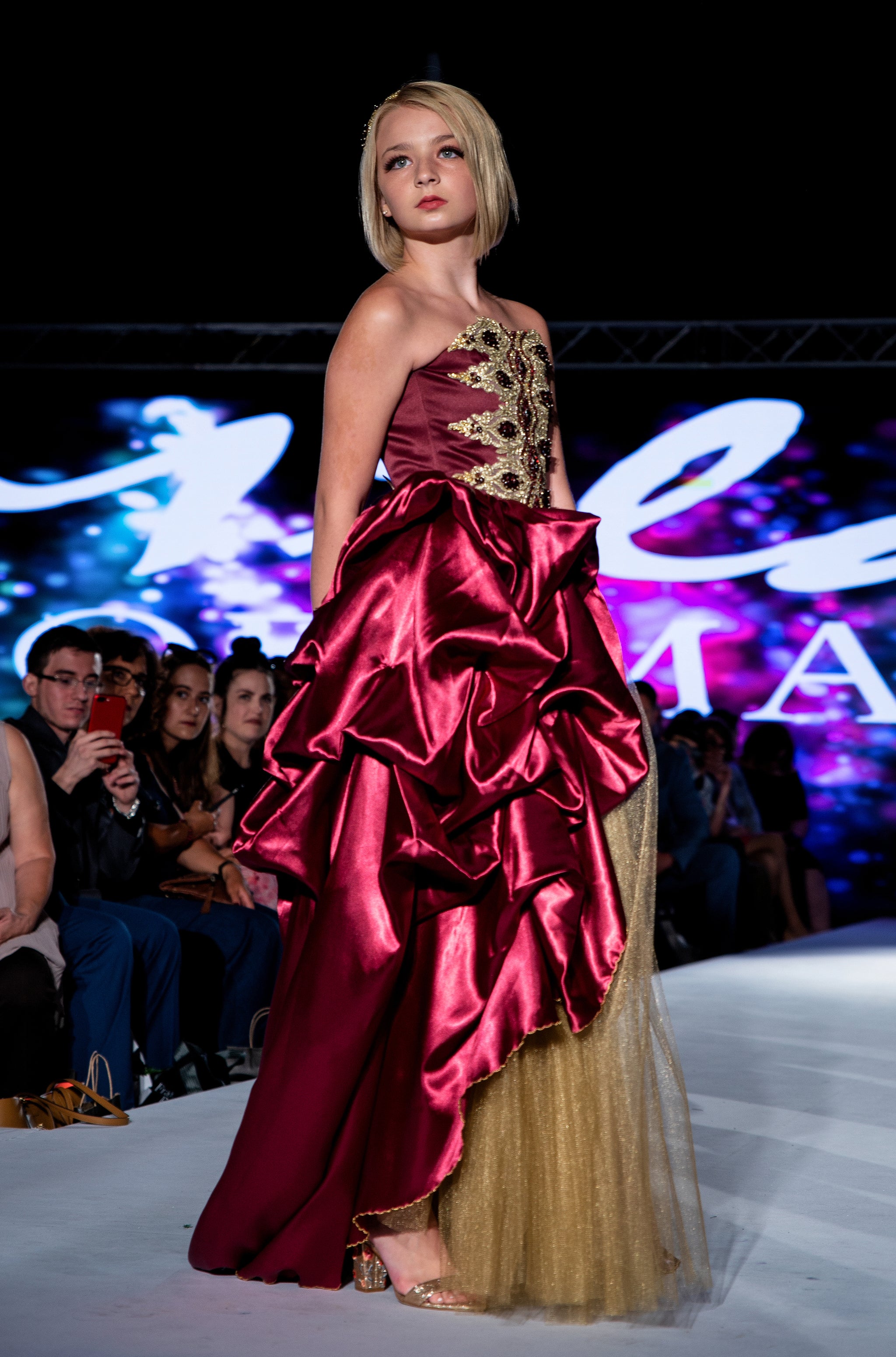 garnet dress Custom Gown "Garnet Princess"