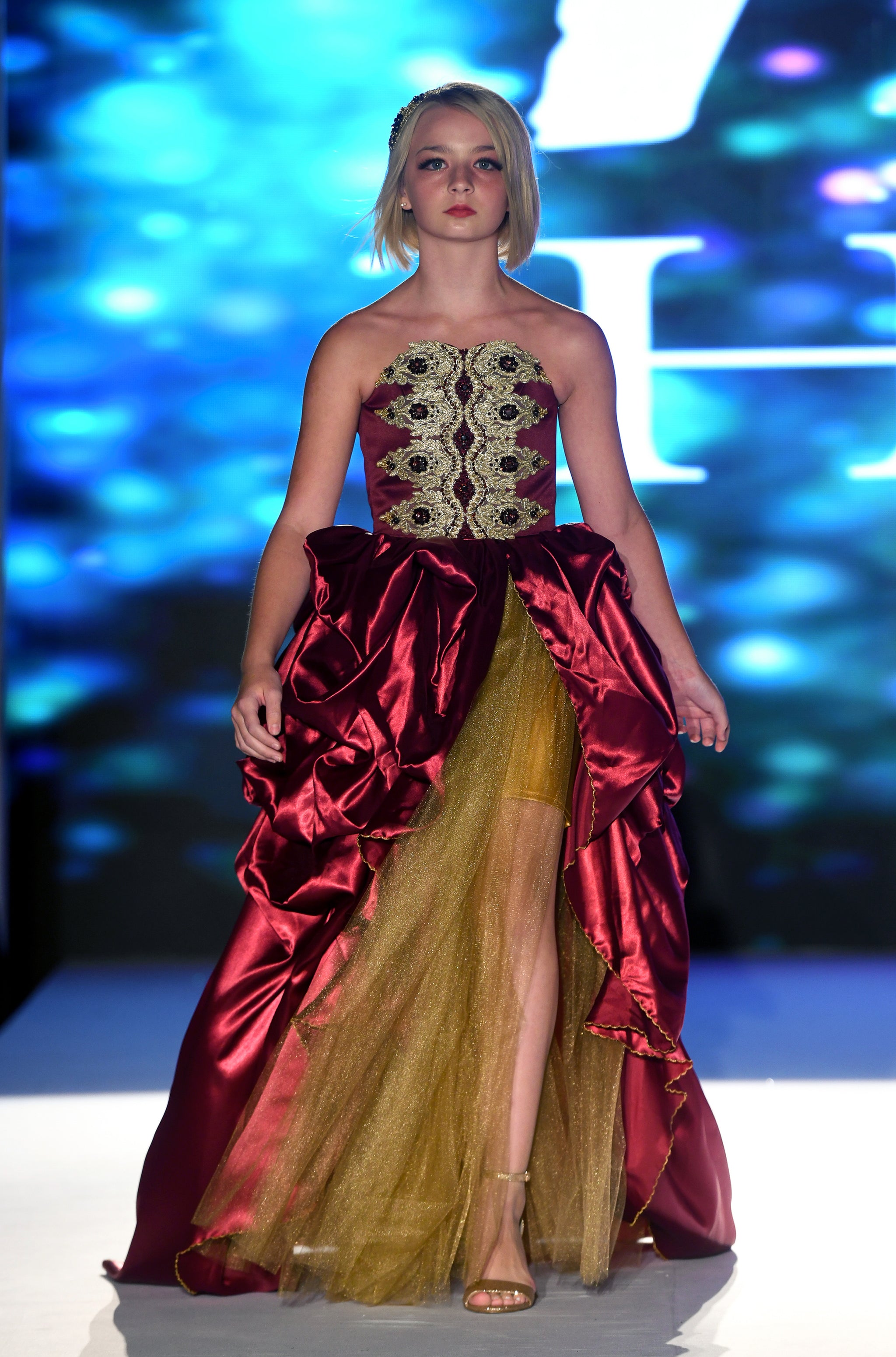 garnet dress Custom Gown "Garnet Princess"