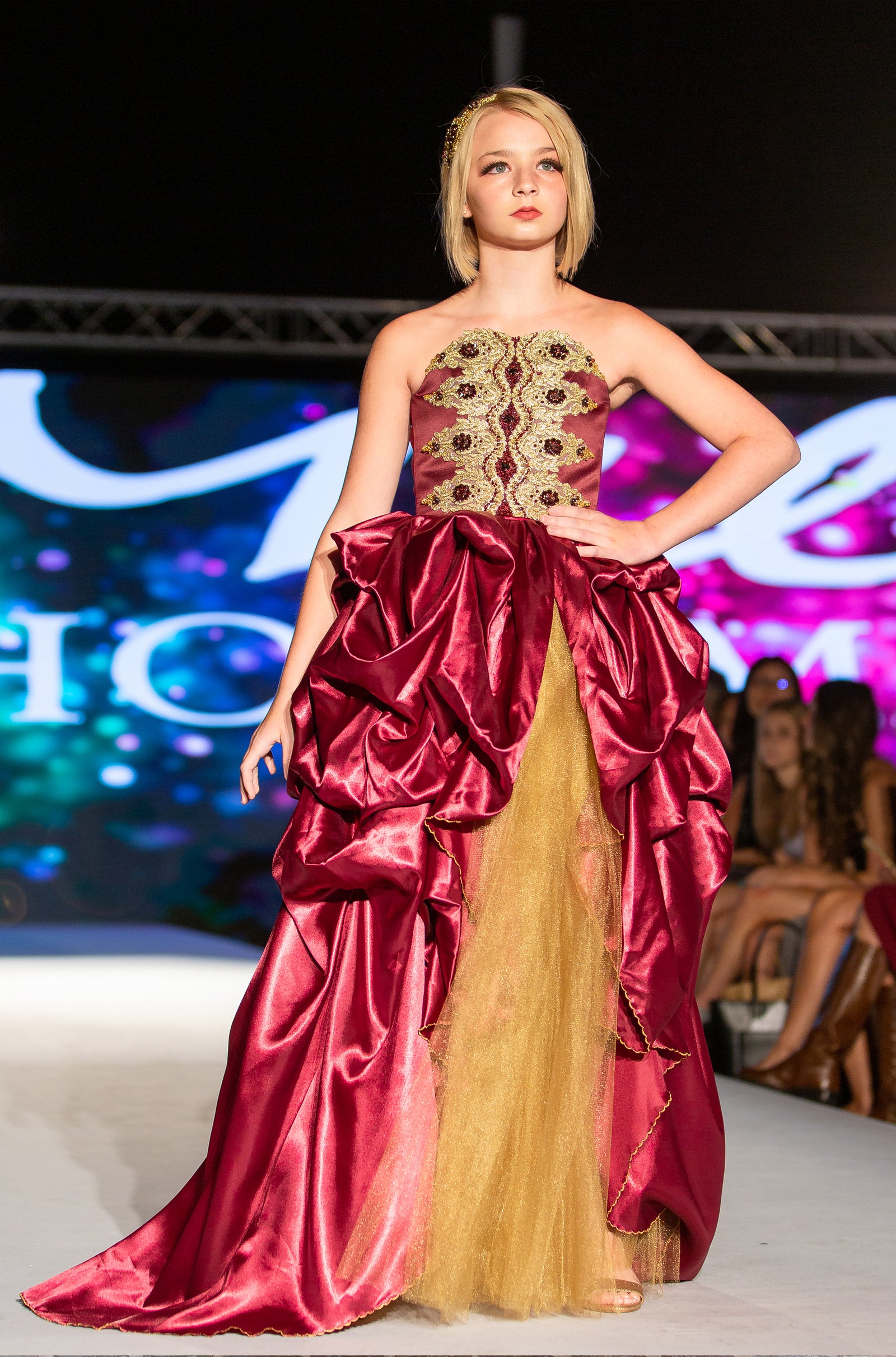 Custom Gown "Garnet Princess"