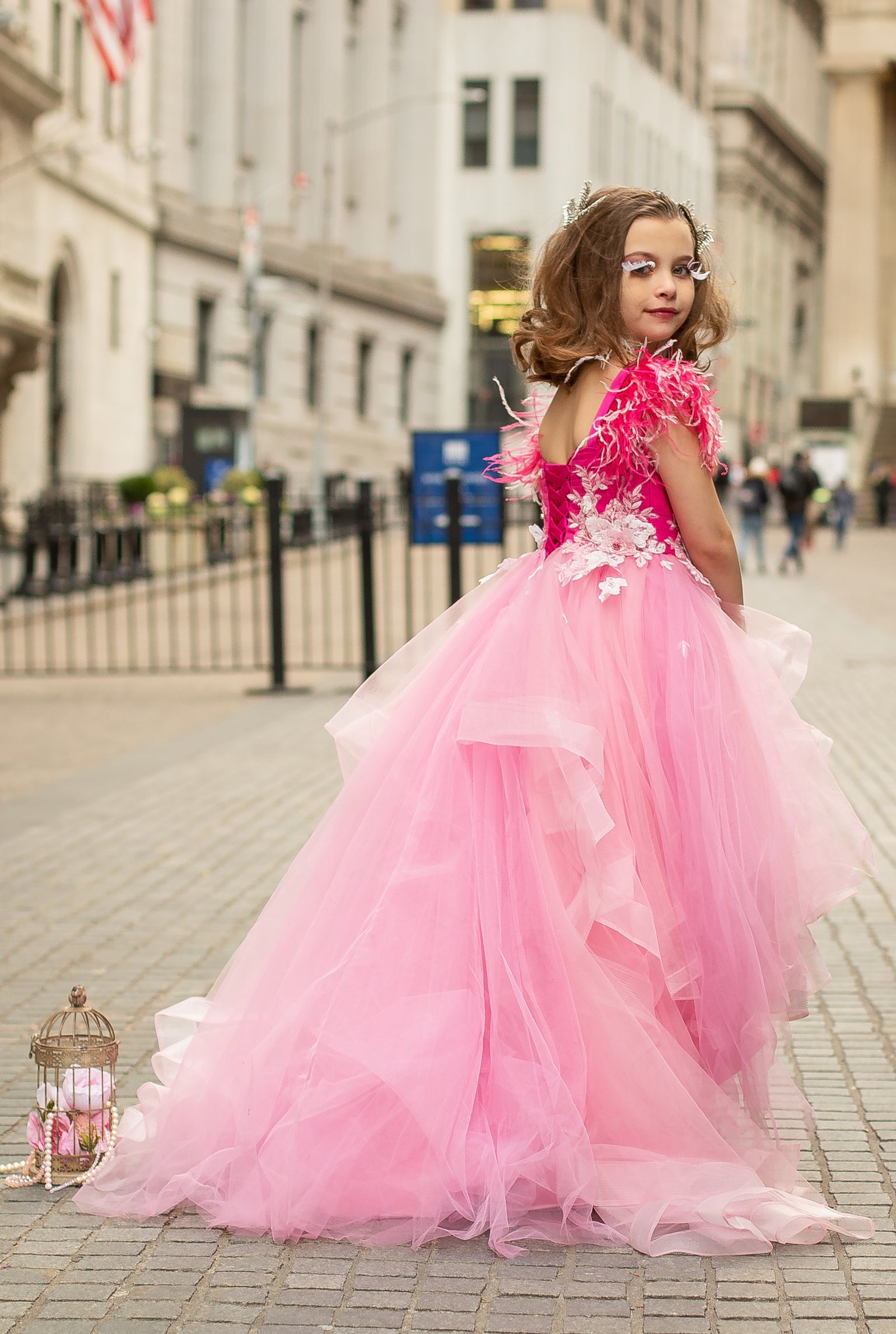Custom Gown "Rose Flamingo"