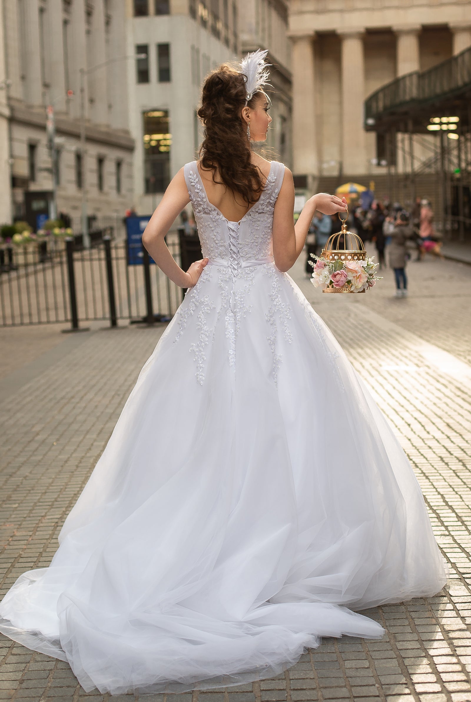 Custom Gown "White Swan"